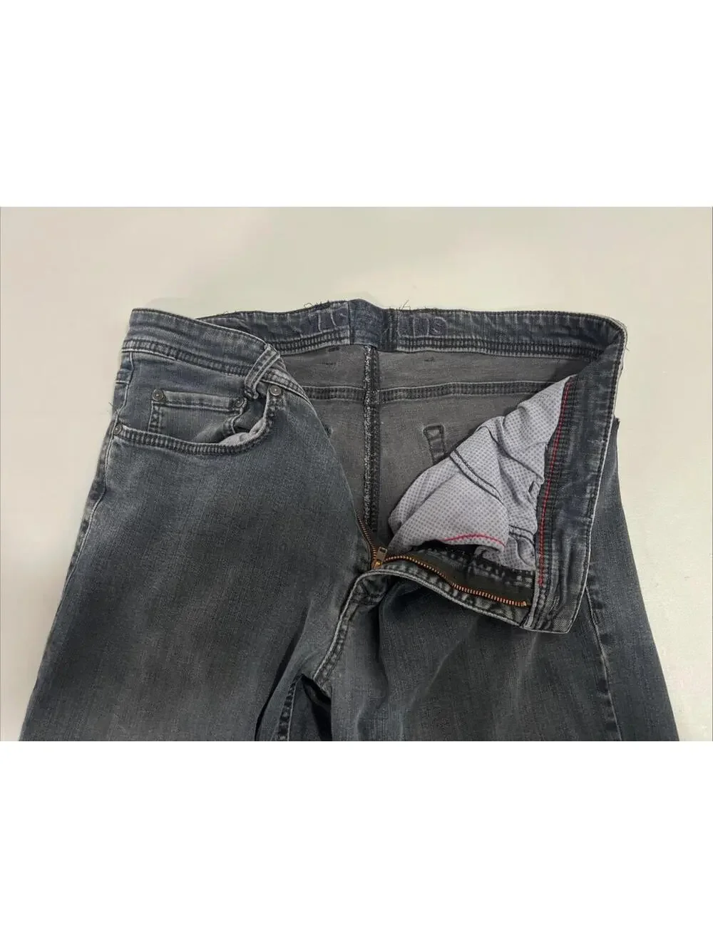 Mac Jeans Men's Dirty Wash Dark Gray Blue Jeans SIZE 35X31 $295